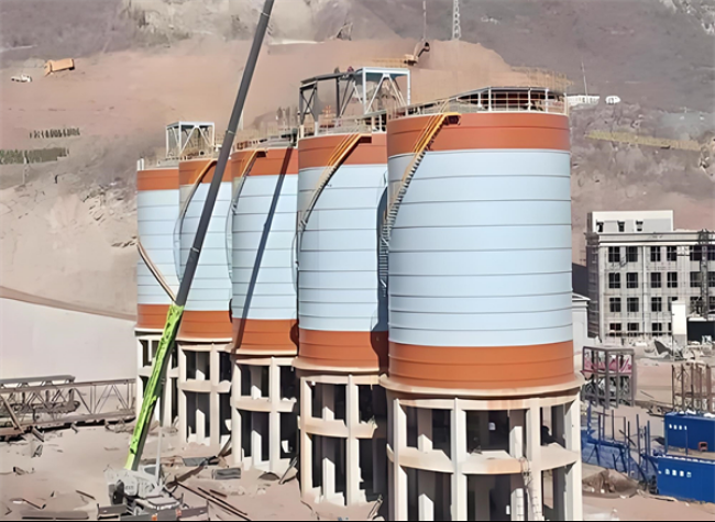 抱罗镇高架钢板仓